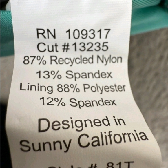 Sunsets Tropical Lotus Simone Swim  Tankini Top Large NWT - Picture 4 of 4